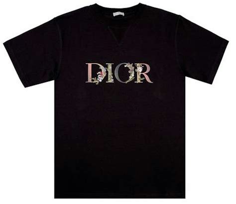 dior flowers tshirt|t shirt christian dior.